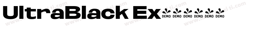 UltraBlack Ex字体转换